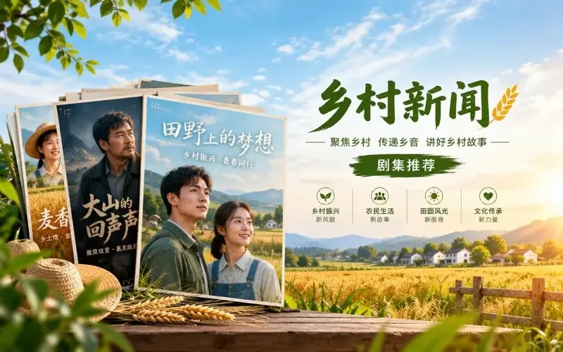 AI片库本周上新12部短剧，乡村逆袭与甜宠田园齐发力配图 - AI片库短剧快讯